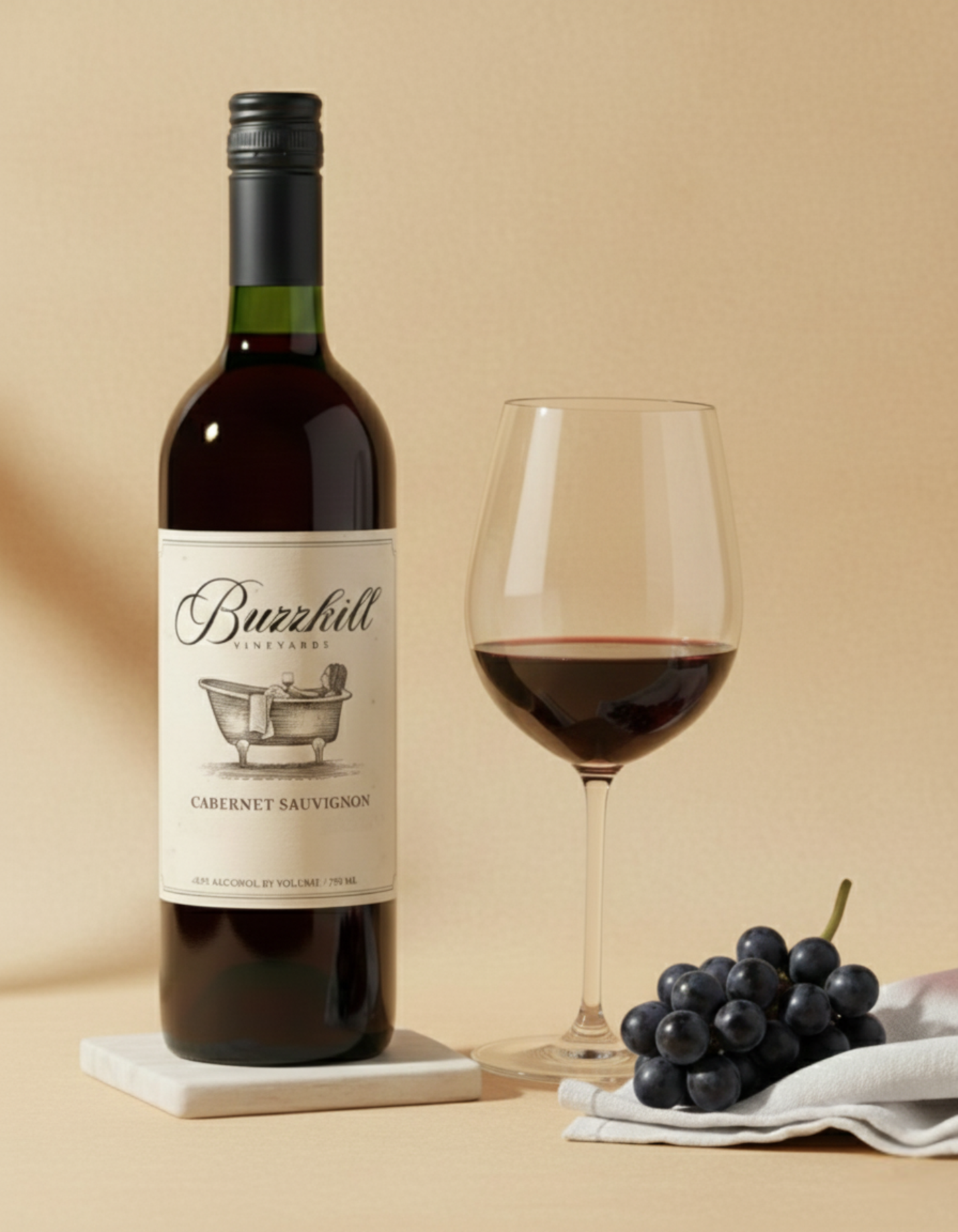 COMING SOON — Buzzkill Non-Alcoholic Wine 750mL Bottles | Low Sugar, Low Calorie, No Hangover