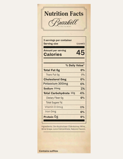 COMING SOON — Buzzkill Non-Alcoholic Wine 750mL Bottles | Low Sugar, Low Calorie, No Hangover